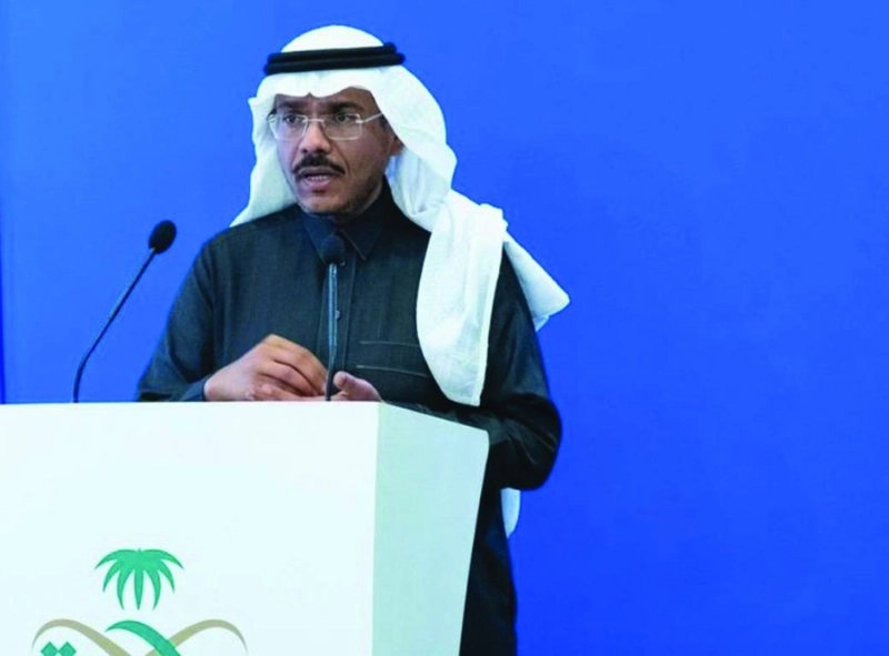 محمد العبدالعالي متحدثا خلال المؤتمر أمس (مكة)