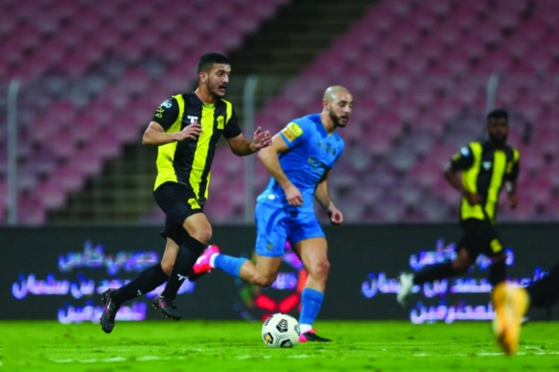 عبدالإله المالكي في هجمة للاتحاد (ياسر بخش)