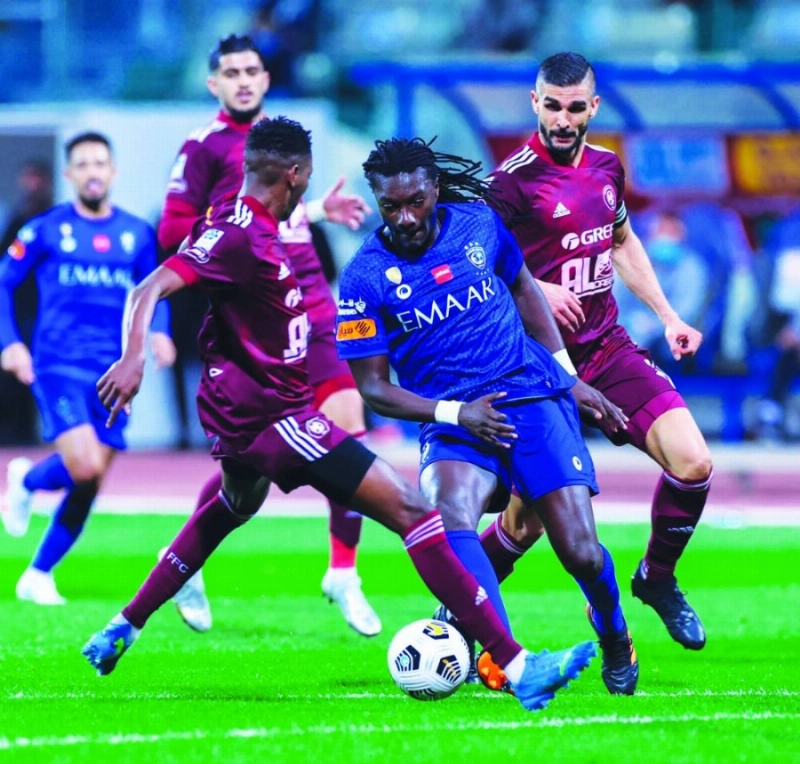 من مباراة الهلال والفيصلي (مكة)