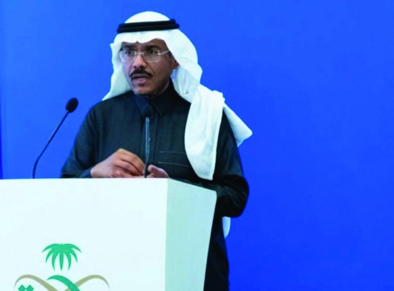محمد العبدالعالي متحدثا خلال المؤتمر (مكة)