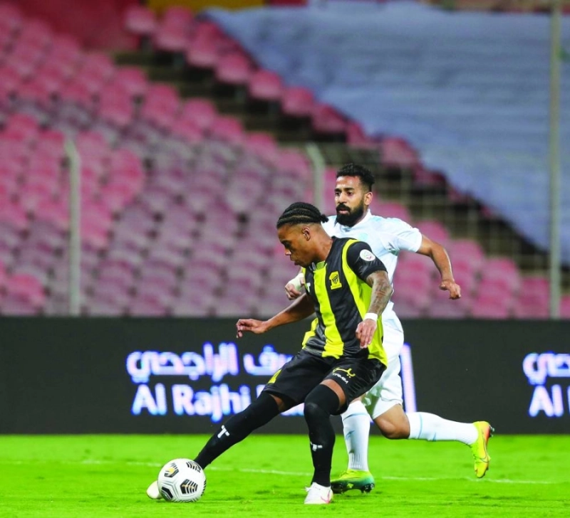 من مباراة الاتحاد والفتح (مكة)
