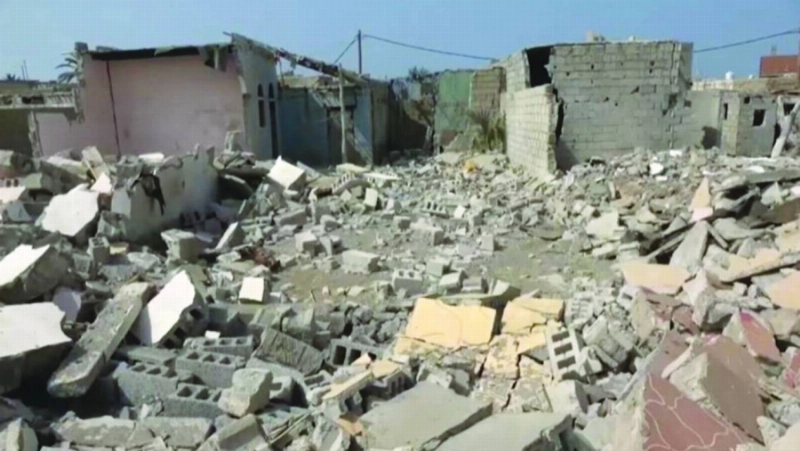 منازل دمرتها ميليشيات الحوثي (مكة)