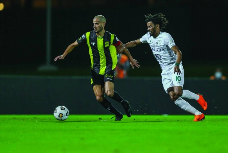 من مباراة الاتحاد والأهلي (ياسر بخش)