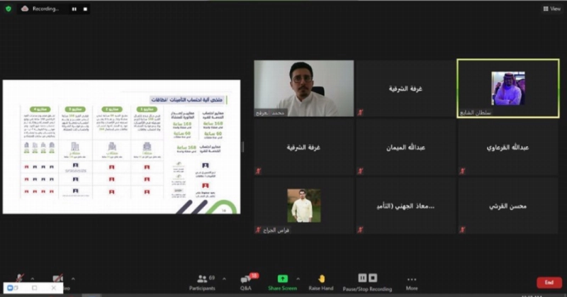 ورشة «العمل المرن» أمس (مكة)