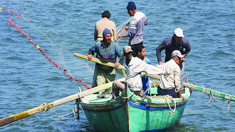مجموعة من الصيادين اليمنيين