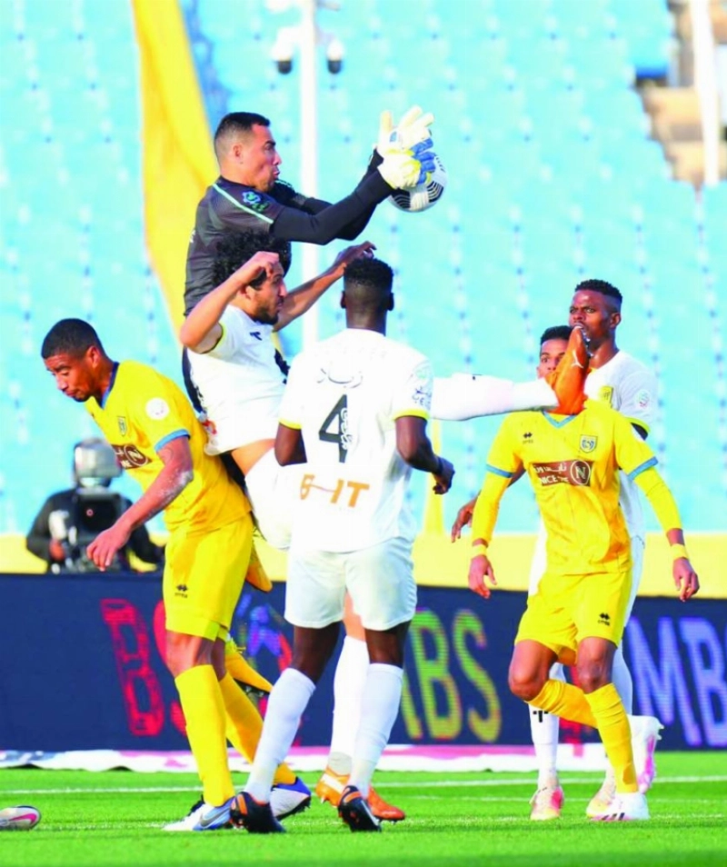 من مباراة الاتحاد والتعاون (مكة)