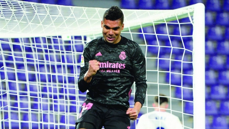 كاسيميرو هداف قائمة الريال لمواجهة أتلانتا (موقع ريال مدريد)