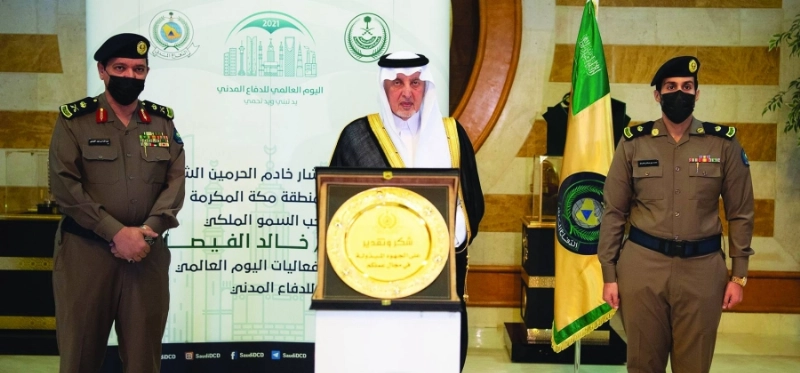 خالد الفيصل لدى تدشينه الفعاليات (مكة)