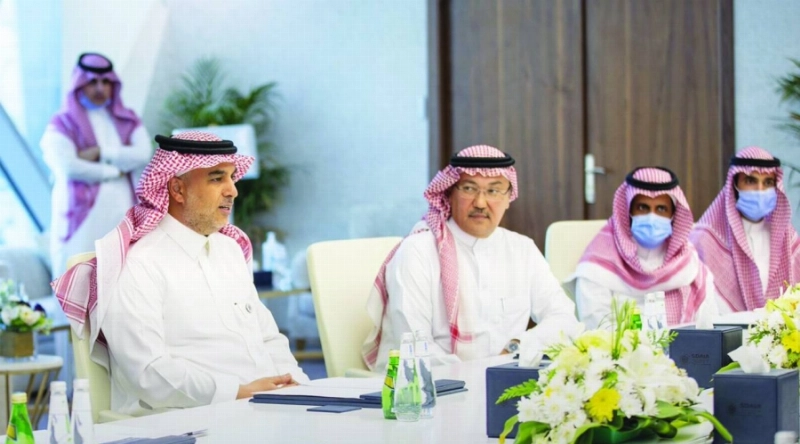 الغامدي على هامش توقيع المذكرة (سدايا)