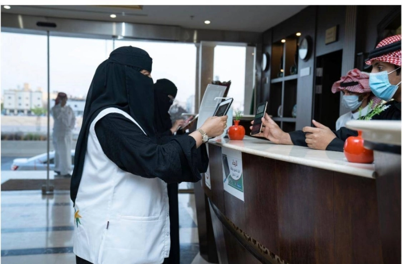 الفرق الميدانية في أحد المحال (مكة)