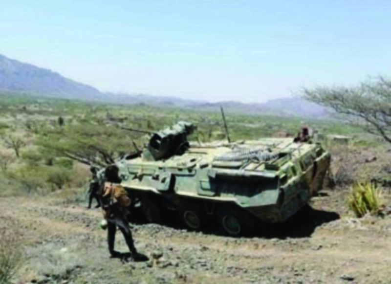 مدرعة للجيش غرب تعز (مكة)