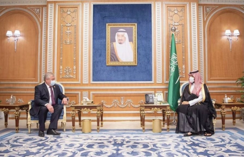 ولي العهد يلتقي المبعوث الخاص الروسي لشؤون التسوية السورية (واس)