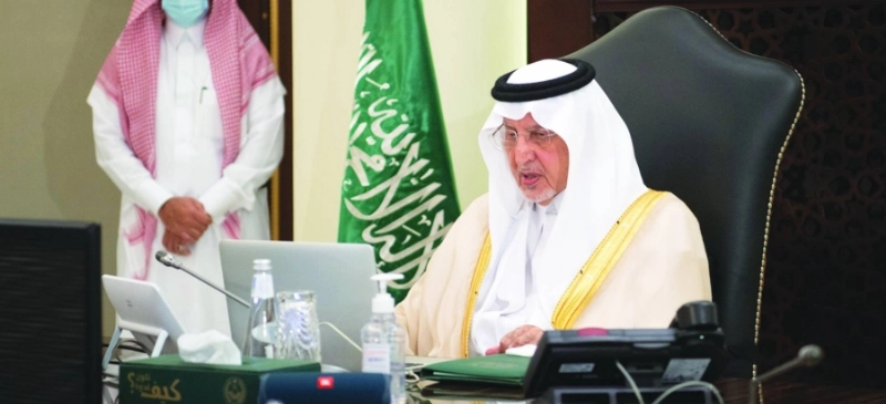 خالد الفيصل لدى تدشينه المشاريع (مكة)