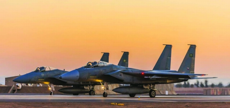 القوات الجوية السعودية المشاركة في التمرين (واس)