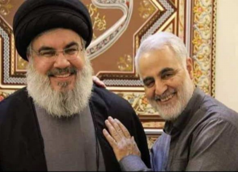 الأمين العام لحزب الله وسليماني (مكة)