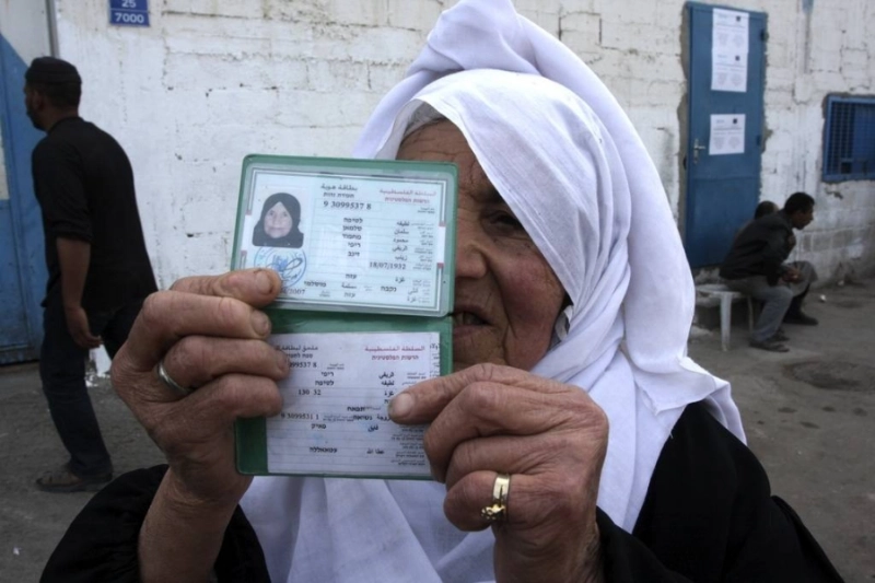 فلسطينية تم تهجيرها من منزلها (مكة)