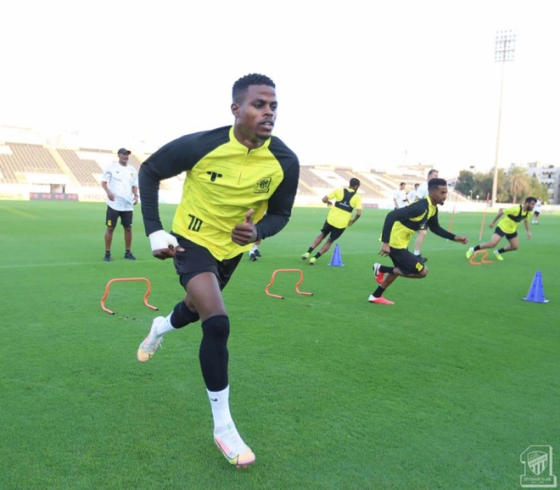 تدريبات الاتحاد أمس بمشاركة البدلاء (إعلامي الاتحاد)