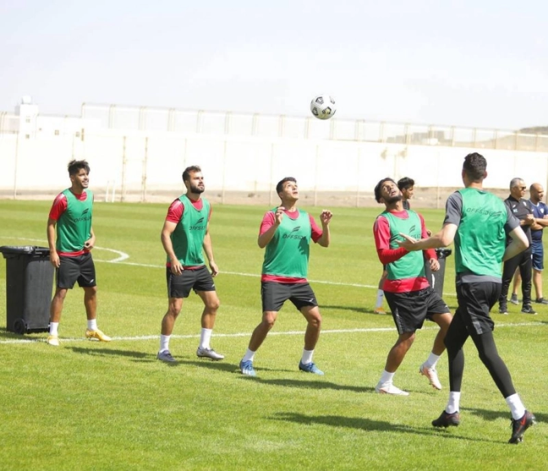 من تدريبات أبها أمس (إعلامي أبها)