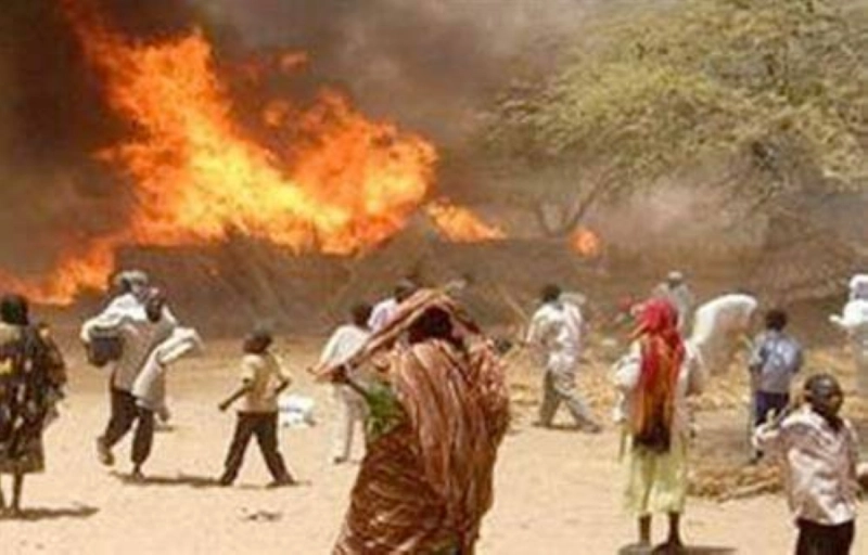 من آثار أعمال العنف في دارفور (مكة)