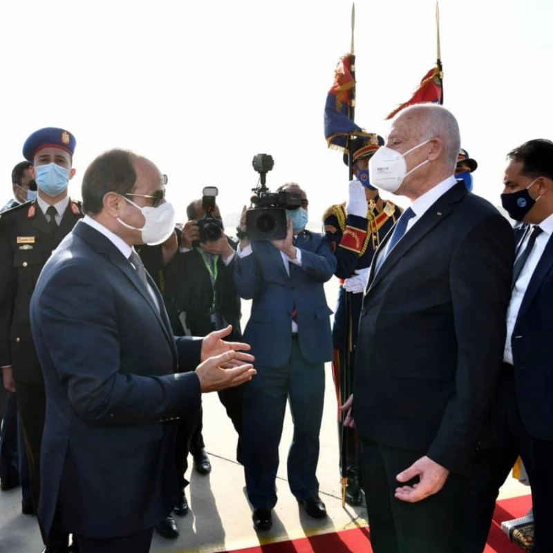 السيسي في استقبال سعيد (مكة)