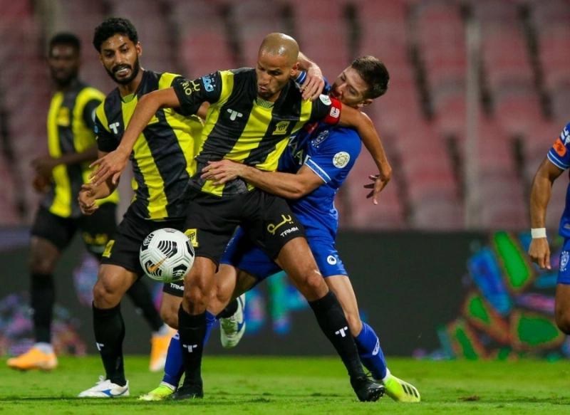 الاتحاد في مباراته أمام الهلال (ياسر بخش)