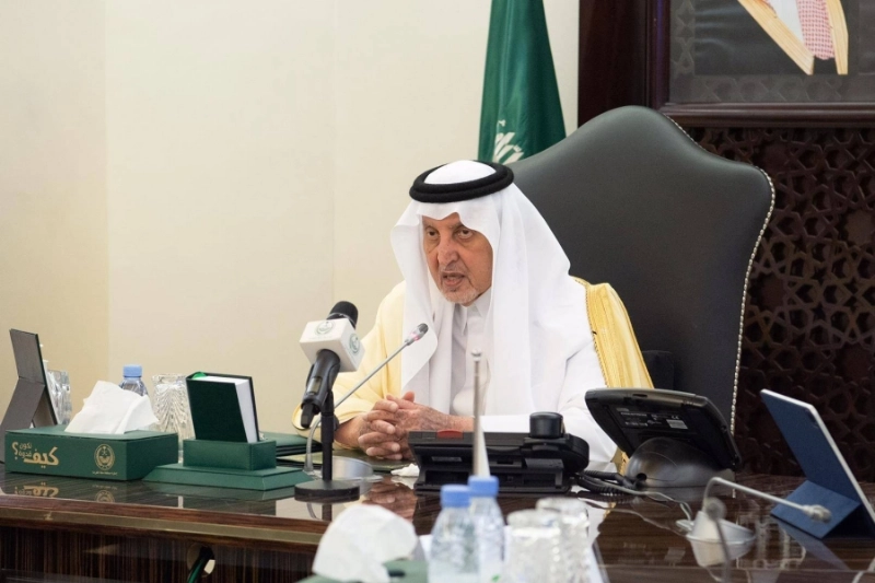 خالد الفيصل خلال تدشين المشروعات (مكة)