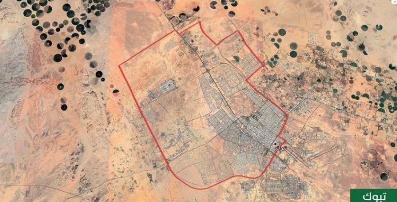 نطاق رسوم البيضاء في تبوك (مكة)