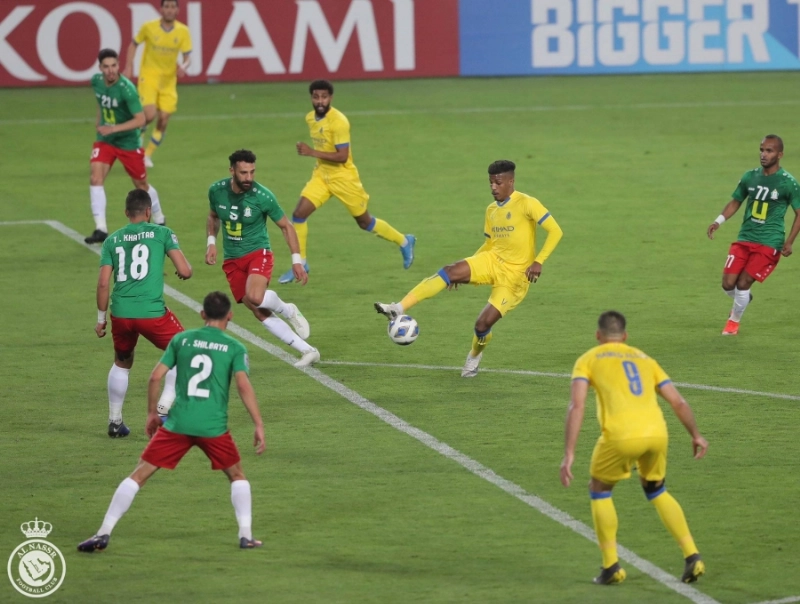 من لقاء النصر والوحدات الأردني ضمن دوري أبطال آسيا (إعلامي النصر)