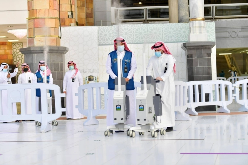 جانب من استعدادات الرئاسة لاستقبال العشر الأواخر من رمضان المبارك (مكة)