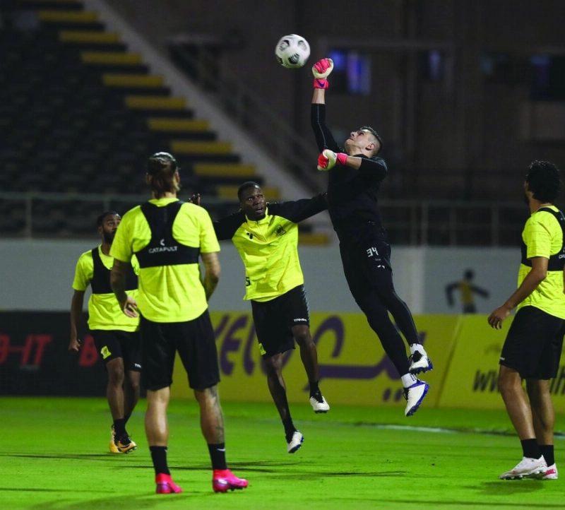 من تدريبات الاتحاد الأخيرة (إعلامي الاتحاد)