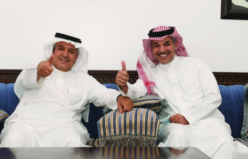 النفيعي مع منصور بن مشعل (مكة)