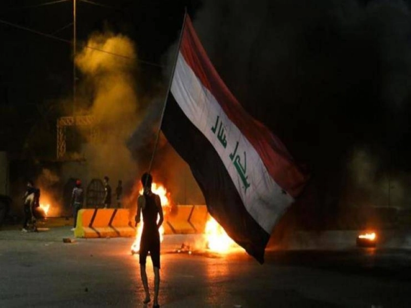 احتجاجات بالقرب من القنصلية الإيرانية (مكة)