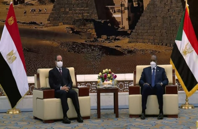 من لقاء السيسي والبرهان (مكة)