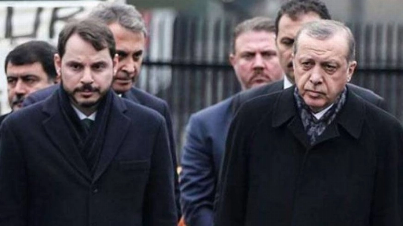 رجب طيب إردوغان وصهره بيرات ألبيرق (مكة)