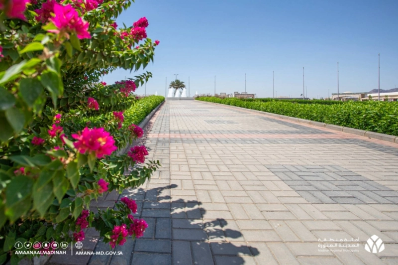 من أعمال تهيئة الحدائق (مكة)