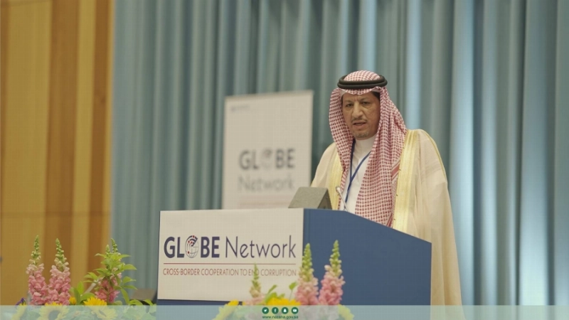 مازن الكهموس خلال كلمته (مكة)