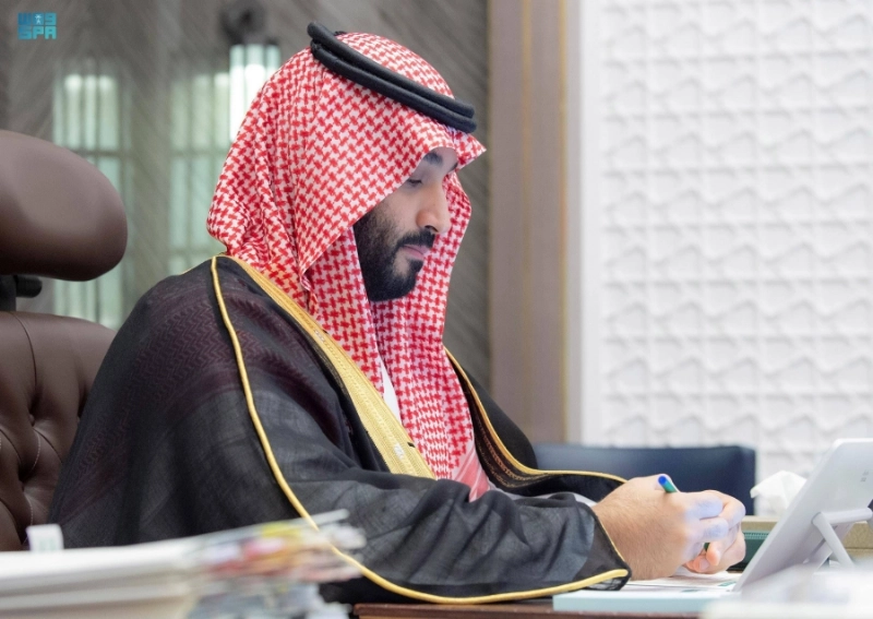 الأمير محمد بن سلمان خلال جلسة مجلس الوزراء