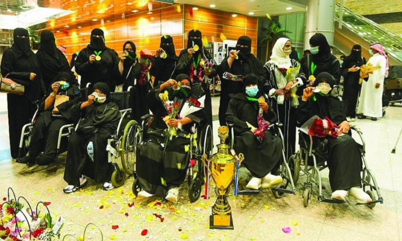 نادي تبوك عقب التتويج (واس)