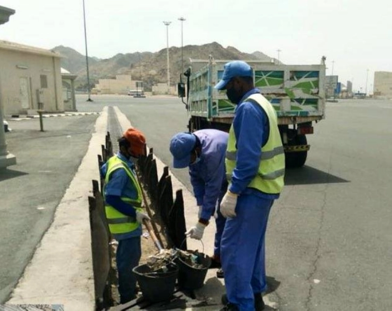 من عمليات التنظيف (مكة)
