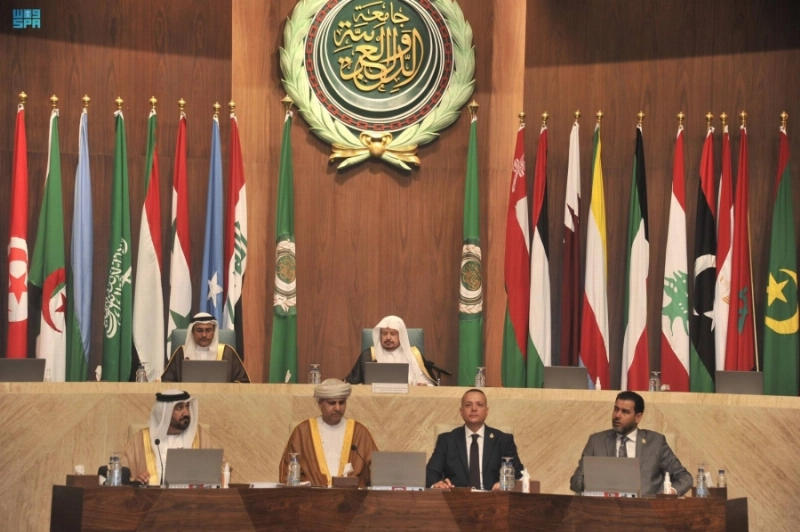 من جلسة البرلمان العربي (واس)