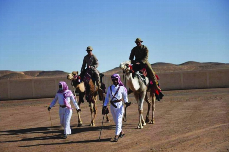 جانب من مناورات التمرين العسكري المشترك (مكة)