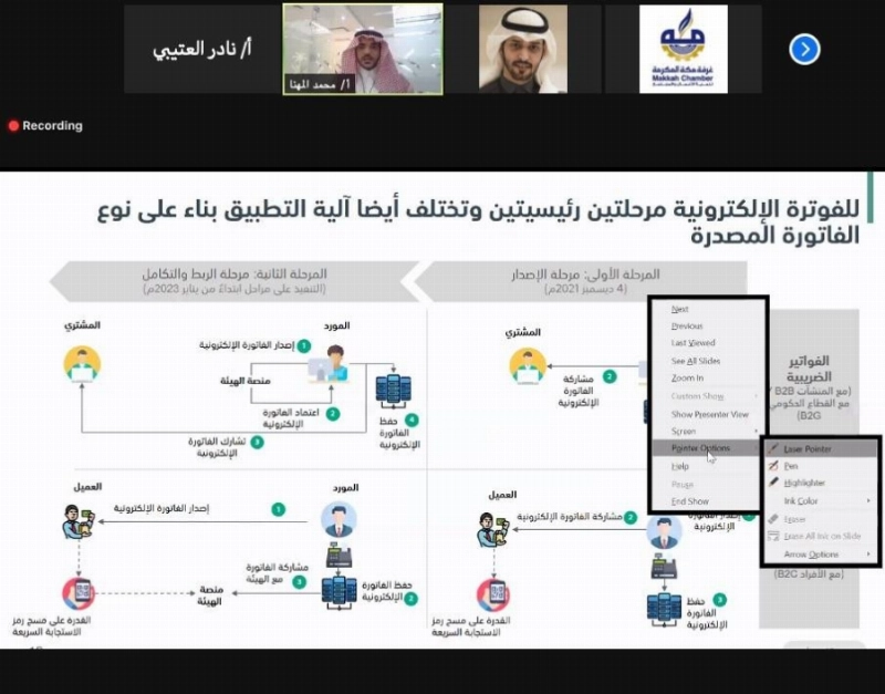 ورشة عمل افتراضية استضافتها "غرفة مكة