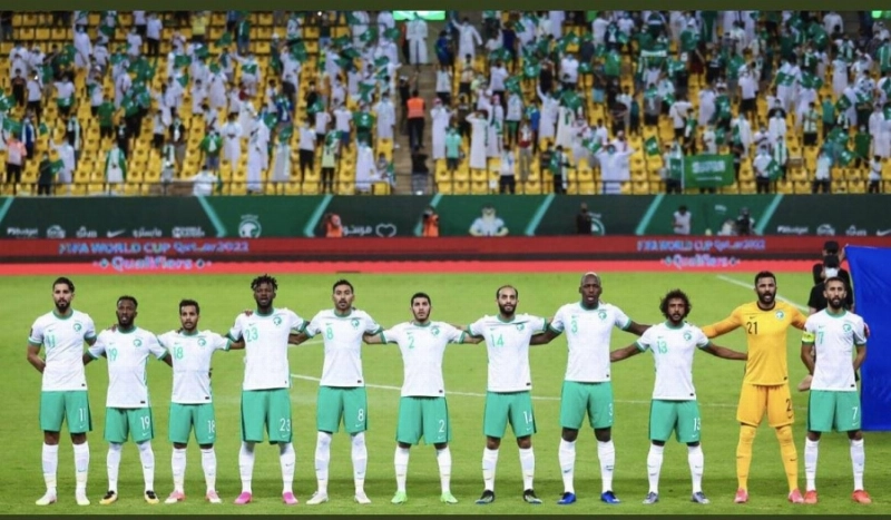 المنتخب السعودي المشارك في المرحلة الماضية للتصفيات