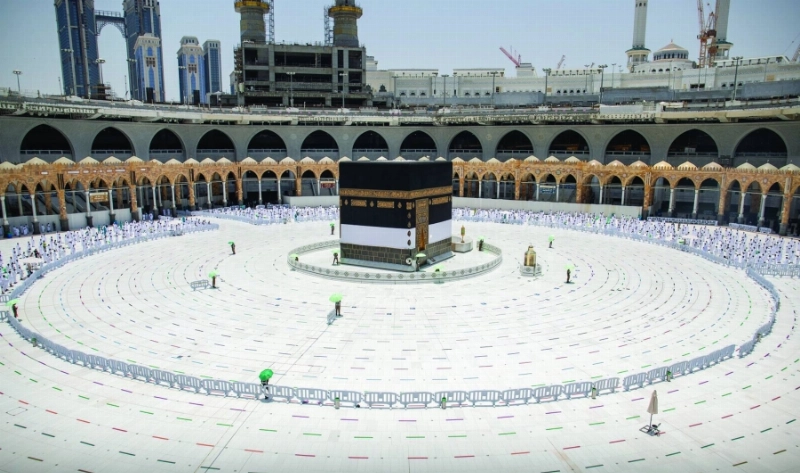 تنظيم التباعد بصحن المطاف (مكة)