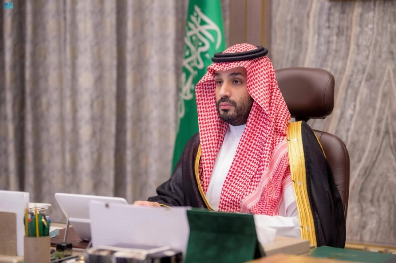 الأمير محمد بن سلمان خلال الجلسة (واس)