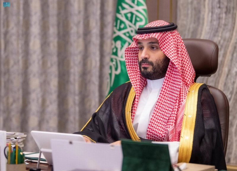الأمير محمد بن سلمان خلال الجلسة