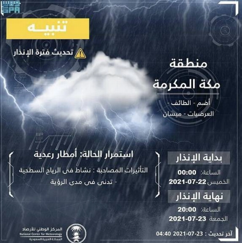 المركز الوطني للأرصاد