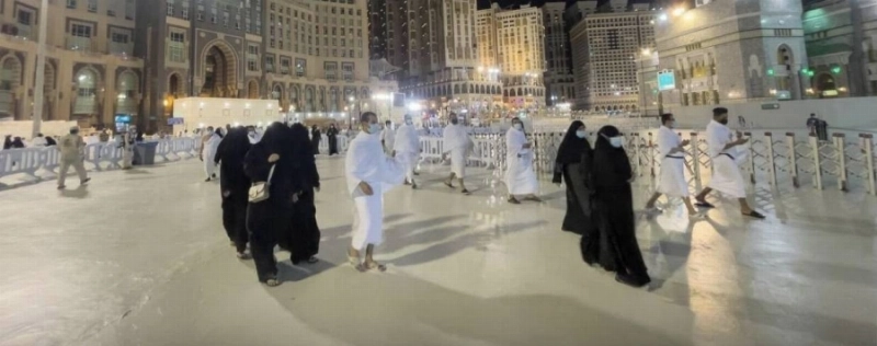 الرئاسة العامة لشؤون الحرمين تستقبل المعتمرين بعد الانتهاء من موسم حج هذا العام (واس)