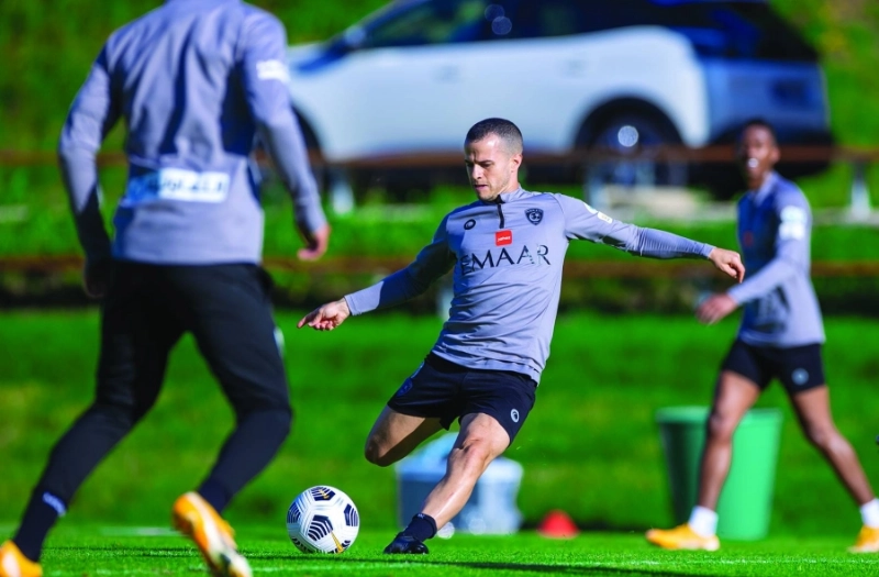 جيوفينكو خلال معسكر الهلال في النمسا (إعلامي الهلال)