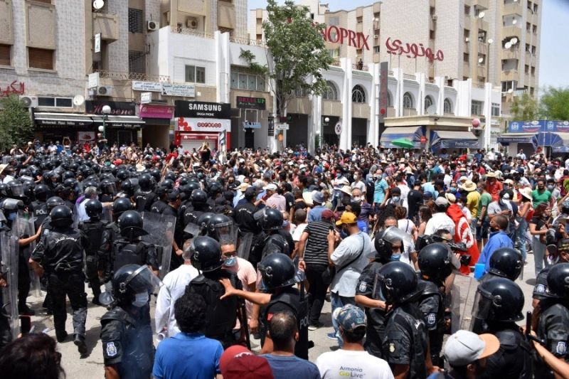 احتفالات شعبية في تونس (د ب أ)
